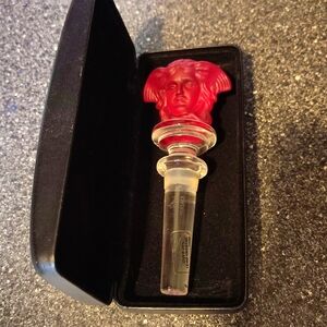 Versace Medusa Crystal Wine bottle stopper